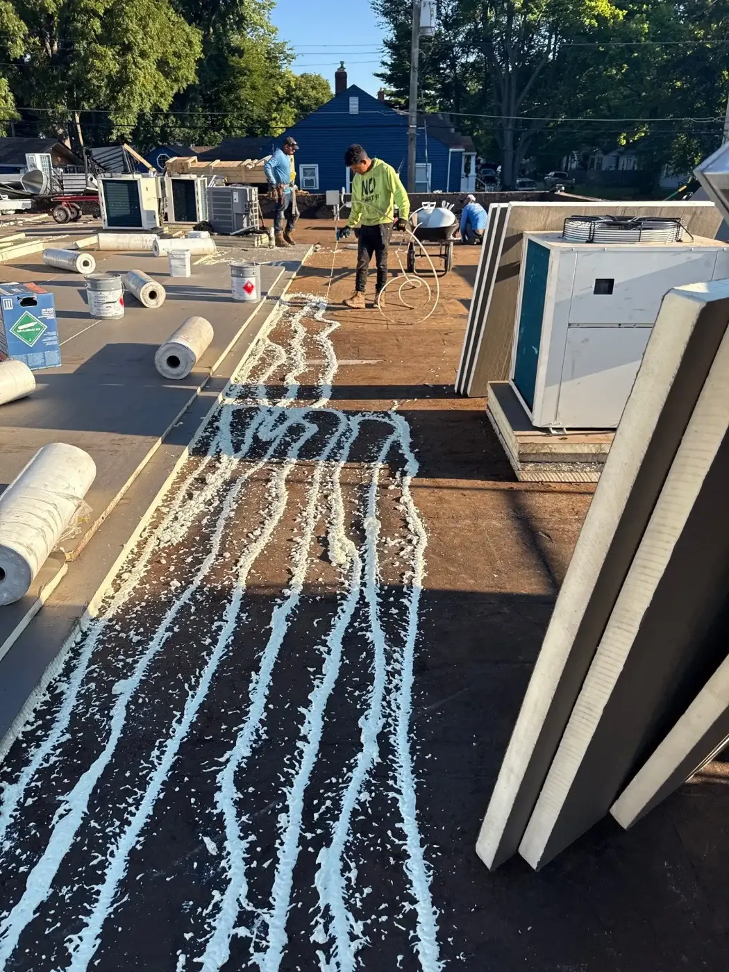 Membrane repair completed in Portage